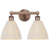 Bristol Natural 2 Light Bath Vanity 11.75 Inch X 16.5 Inch by Innovations - 616-2W-NBD-75