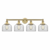 Bell 4 Light Brass Vanity Light 33.5 Inch Wide by Innovations - 616-4W-G7