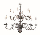 Jamestown 14 Light Oversized Foyer Chandelier by Framburg 9135 - 9135