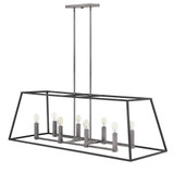 Fulton 8 Light Oversized Foyer Linear Chandelier by Hinkley - 3338