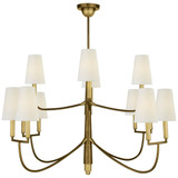 Farlane 12 Light Oversized Chandelier by Visual Comfort Signature TOB5017-L - TOB5017-L