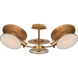 Osiris 3 Light 25 Inch Wide Semi Flush Mount by Visual Comfort Signature - TOB4290
