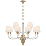 Vivian 12 Light Oversized 2 Tier Chandelier by VC Signature TOB5033-L - TOB5033-L