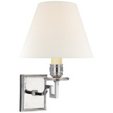 Dean 1 Light Linen Wall Sconce 12.75 Inch Tall by Visual Comfort Signature - AH2000-L