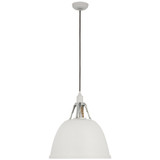 Gunner 15W 1 LED Medium Pendant 18 Inch Tall by Visual Comfort Signature - TOB5640
