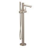 Align One Handle Tub Filler Includes Hand Shower Multiple Finishes by Moen - 395
