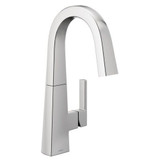 Nio One Handle Bar Faucet Multiple Finishes by Moen - S55005