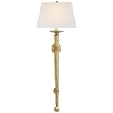 Long Iron Torch 1 Light Wall Sconce by Visual Comfort Signature - CHD1407-L