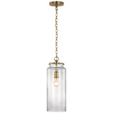 Katie Cylinder 15W 1 LED Cylinder Small Pendant by Visual Comfort Signature - TOB5227/G2