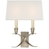 Cross Bouillotte 2 Light Small Wall Sconce by Visual Comfort Signature - CHD1190-L