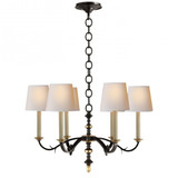 Channing 6 Light Large Chandelier by Visual Comfort Signature TOB5119 - TOB5119