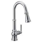 Paterson One Handle Pulldown Kitchen Faucet Multiple Finishes by Moen - S72003