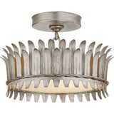 Leslie 13W 2 LED 12 Inch Wide Semi Flush Mount by Visual Comfort Signature - SK4205