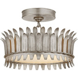 Leslie 13W 2 LED 12 Inch Wide Semi Flush Mount by Visual Comfort Signature - SK4205