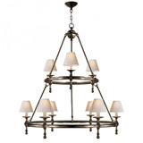 Classic 9 Light Oversized 2 Tier Chandelier by VC Signature SL5813 - SL5813