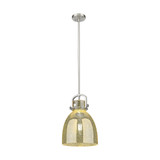 Newton Bell 1 Light Stem Mini Pendant 14.75 Inch Tall by Innovations - 410-1SM-G412-10_P