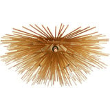 Strada 6 Light 18.75 Inch Wide Flush Mount by Visual Comfort Signature - KW406M
