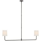 Go Lightly 2 Light Oversized Linear Chandelier by Visual Comfort Signature - BBL 5085