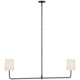 Go Lightly 2 Light Oversized Linear Chandelier by Visual Comfort Signature - BBL 5085