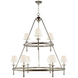 Classic 9 Light Oversized 2 Tier Chandelier by VC Signature SL5813-L - SL5813-L