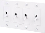 4G Linear Toggle Switch with Logo 8.2 Inch Wide by Buster Punch - NTK-4G-LN-TSL