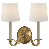 Channing 2 Light Wall Sconce by Visual Comfort Signature - TOB2121-L