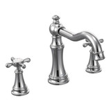Weymouth Two Handle Roman Tub Faucet Multiple Finishes TS22101 by Moen - TS22101