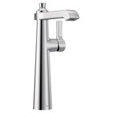 Flara One Handle Vessel Bathroom Faucet Multiple Finishes by Moen - S6982