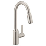 Genta LX One Handle Pulldown Kitchen Faucet Multiple Finishes 7882 by Moen - 7882