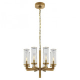 Liaison 8 Light Medium Chandelier by Visual Comfort Signature KW 5200PN-CRG - KW5200