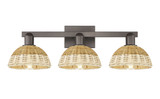 Natural Ballston Dome 3Light Basket Bath Vanity 26 Inch Wide by Innovations - 716-3W-NBD2-7_P