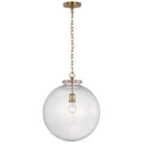 Katie 15W 1 LED Medium Globe Pendant by Visual Comfort Signature - TOB5227/G4