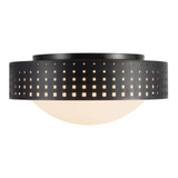 Astoria 3 Light Flush Mount 6.13 Inch Tall and 14 Inch Wide by Kuzco - FM70814