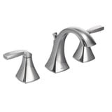 Voss Two Handle Bathroom Faucet Multiple Finishes T6905 by Moen - T6905