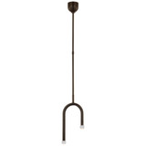 Rousseau 9W 1 LED Small Asymmetric Pendant by Visual Comfort Signature - KW5590
