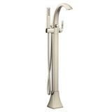 Voss One Handle Tub Filler Includes Hand Shower Multiple Finishes by Moen - 695