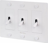 3G Cross Toggle Switch with Logo 6.37 Inch Wide by Buster Punch - NTK-3G-CR-TSL