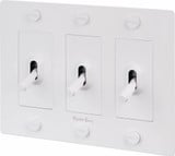 3G Cross Toggle Switch with Logo 6.37 Inch Wide by Buster Punch - NTK-3G-CR-TSL
