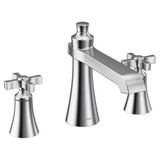 Flara Two Handle Roman Tub Faucet Multiple Finishes TS927 by Moen - TS927