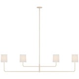 Go Lightly 4 Light Oversized Linear Chandelier by Visual Comfort Signature - BBL 5087