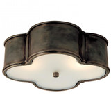 Basil 3 Light 17 Inch Wide Flush Mount by Visual Comfort Signature - AH4015