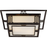 Enrique 2 Light 16 Inch Wide Flush Mount by Visual Comfort Signature - TOB4220