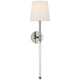 Camille 1 Light Large Tail Linen Wall Sconce by Visual Comfort Signature - SK2017-L