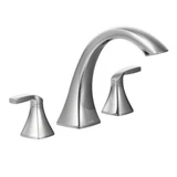 Voss Two Handle Roman Tub Faucet Multiple Finishes by Moen - T693