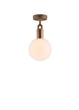 Forked 7W 1LED Medium FlushMount with Glass 16.46 Inch Tall by Buster Punch - NFC-823205
