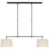 Bryant 30W 2 LED Linen Medium Pendant by Visual Comfort Signature - TOB5047-L
