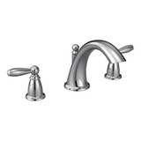 Brantford Two Handle Roman Tub Faucet Multiple Finishes T4943 by Moen - T4943