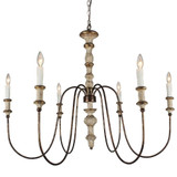 Karalea 6 Light Oversized Chandelier by Terracotta Designs - H8122-6BG