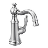 Weymouth One Handle Bathroom Faucet Multiple Finishes by Moen - S42107