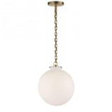Katie 1 Light Globe Glass Medium Acorn Pendant by Visual Comfort Signature - TOB5226_G4